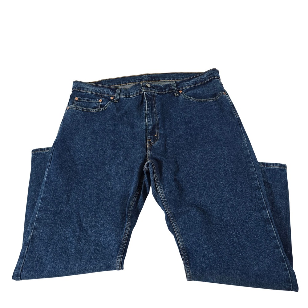Levis 559 Relaxed Straight Leg Jeans Mens 42x30 Dark Wash Blue Denim 14629